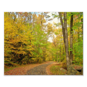 Foto herfst Trail Afdruk