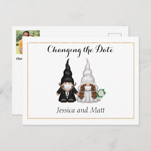 Foto Het Briefkaart Datum wijzigen met Fun Gnome (Voorkant / Achterkant)