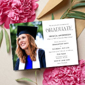 Foto High School Graduation Party aankondiging