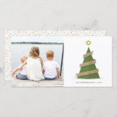 FOTO HOLIDAY KAART | kerstpapier (Voorkant / Achterkant)