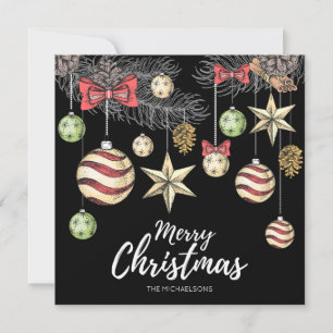 FOTO HOLIDAY-KAART    sierplanten Feestdagenkaart