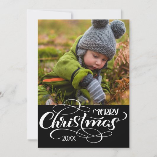 FOTO HOLIDAY KAART | Vrolijk kerstfeest (Voorkant)