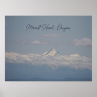 Foto Hood Oregon Blue Clouds
