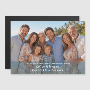 Foto horizontaal - familiebijeenkomst magneet