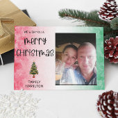 Foto Horizontale Kerstflat Feestdagenkaart