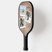 Foto Hout Thema Vaderdag Verjaardag van papa Pickleball Paddle (Links)