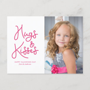 Foto "Hugs and Kisses" Valentijnsdag Feestdagenkaart
