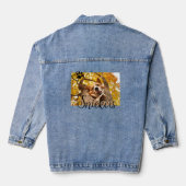Foto Huisdier Hond Kat Denim Jacket (Achterkant)