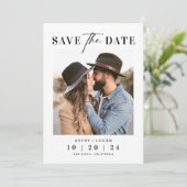 Foto Huwelijk Save The Date (Staand voorkant)