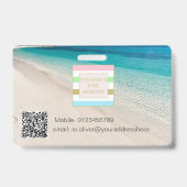 Foto-ID Logo Beach Zee Scene Badge (Back)