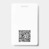 Foto-ID Maatschappij Beveiligings-ID QR-code Lucht Badge (Achterkant)