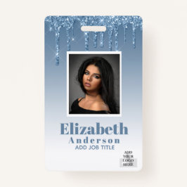 FOTO ID - Personeel VIP Pas Meisjesachtige Glitter Badge