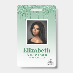 FOTO ID - Personeels VIP Pas Meisjesachtige Glitte Badge
