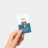 Foto ID wit Blauw Witte Badge (Handheld)