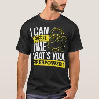 Foto: Ik kan tijd fotografie foto Pho bevriezen T-shirt