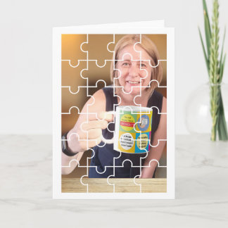 Foto in legpuzzel kaart, Gelukkige Verjaardagspuzz Kaart