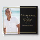 Foto in Loving Memory Memorial Funeral Gastenboek (Voorkant)