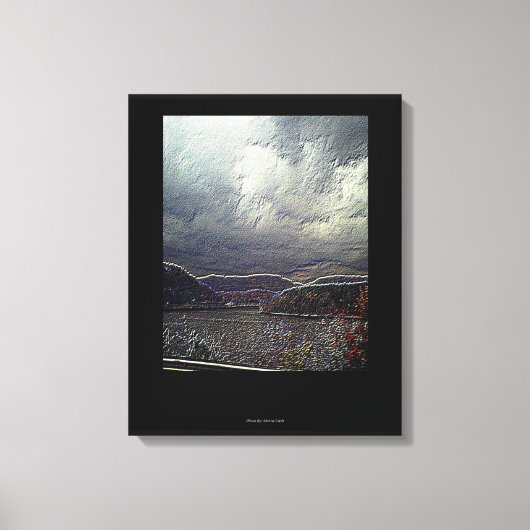 Foto in reliëf op canvas (Voorkant)