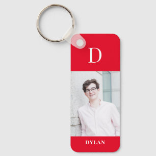 Foto Initiaal Editable Color Personalized Sleutelh Sleutelhanger