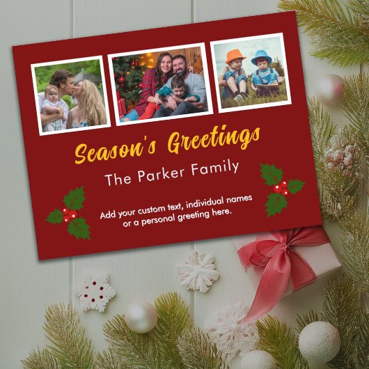 Foto Instagram Collage Holiday Briefkaart