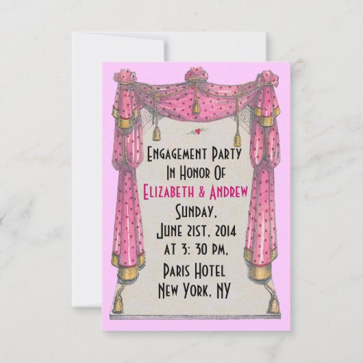 FOTO INVOEGEN ROCOCO ~ Uitnodigingen (Achterkant)