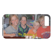 Foto iPhone 7 Plus hoesje met naam (Achterkant (Horizontaal))