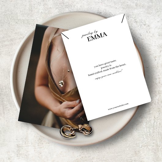 Foto: Jewelry Ketting Display Kaart