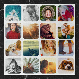 Foto Jigzaag Puzzle Sjabloon White Rond Legpuzzel