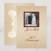  Foto Jubileum nodigt uit Kaart (Voorkant / Achterkant)