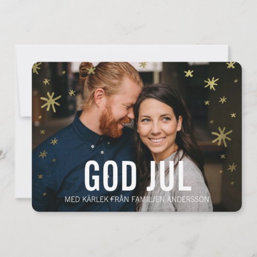 Foto Julkort | God jul (Voorkant)