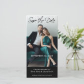 Foto kaart: Save the Date - Minimalistisch (Staand voorkant)