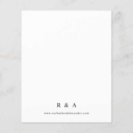 Foto & kalligrafie 2-A Lighter sparen de Datum Flyer (Achterkant)