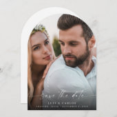 Foto & kalligrafie 3 Mod Vert V2 Arc Kaart (Voorkant / Achterkant)