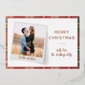 Foto Kerst Feestdagen Script Botanisch Zilver (Voorkant)