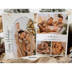 Foto Kerst Kaart Familie Kerst Kaart Vakantie