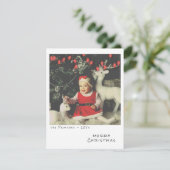 Foto Kerst Kaart - Rode Lichten (Staand voorkant)