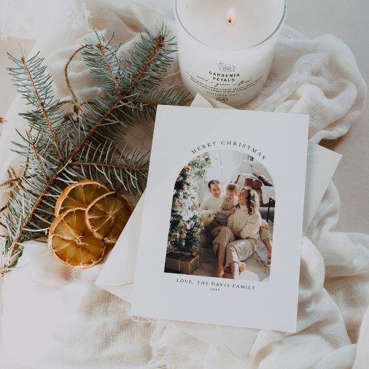 Foto Kerst Kaarten | Minimalistische kerst Kaart