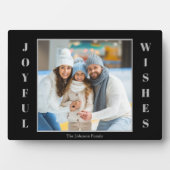 Foto Kerst Kerstelijke Wensen  Fotoplaat (voorkant)