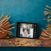 Foto Kerst Kerstelijke Wensen  Fotoplaat (Zijkant)