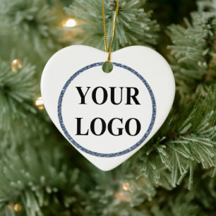 Foto Kerst Ornament ADD LOGO Simple Engaged