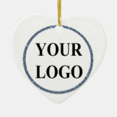 Foto Kerst Ornament ADD LOGO Simple Engaged (Voorkant)