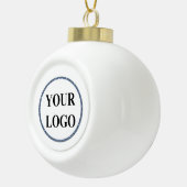 Foto Kerst Ornament ADD LOGO Simple Engaged (Rechts)