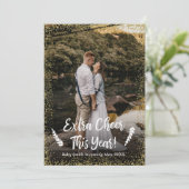 Foto Kerst Zwangerschapsaankondiging Kaarten (Staand voorkant)