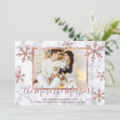 Foto kerst zwangerschapsaankondiging kaarten (Staand voorkant)