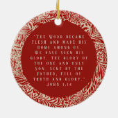  foto kerstboom Ornament (Achterkant)