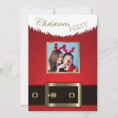 Foto kerstfeestelijke uitnodiging (Voorkant)