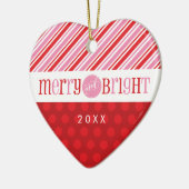 FOTO KERSTHART ORNAMENT :: Merry & Bright 2 (Links)