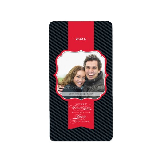 FOTO KERSTLABELS :: Lapel 4P Etiket (Voorkant)