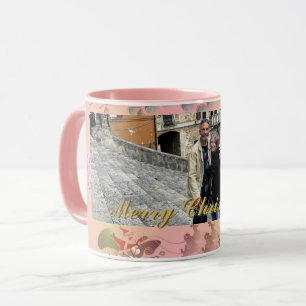 Foto Kerstman Roze Mok