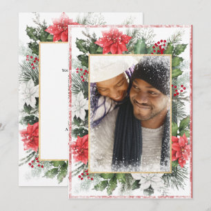 Foto Kerstmis Xmas Vakantie Sneeuw Kaart